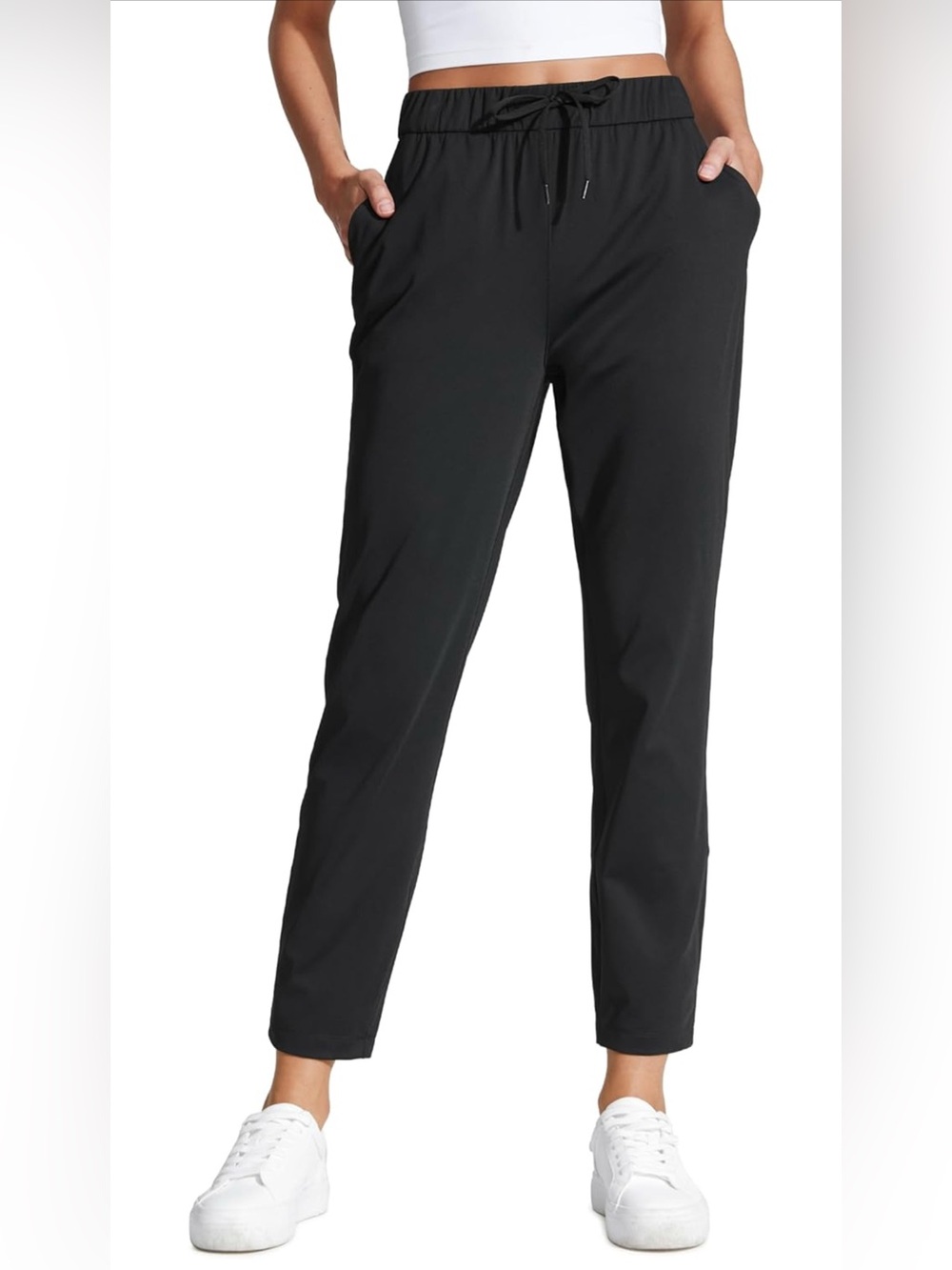 CRZ YOGA Womens 4-Way Stretch Ankle Golf Pants